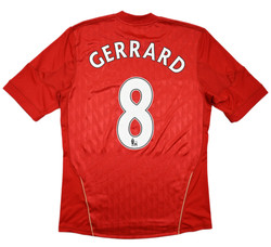 2010-12 LIVERPOOL *GERRARD* SHIRT M