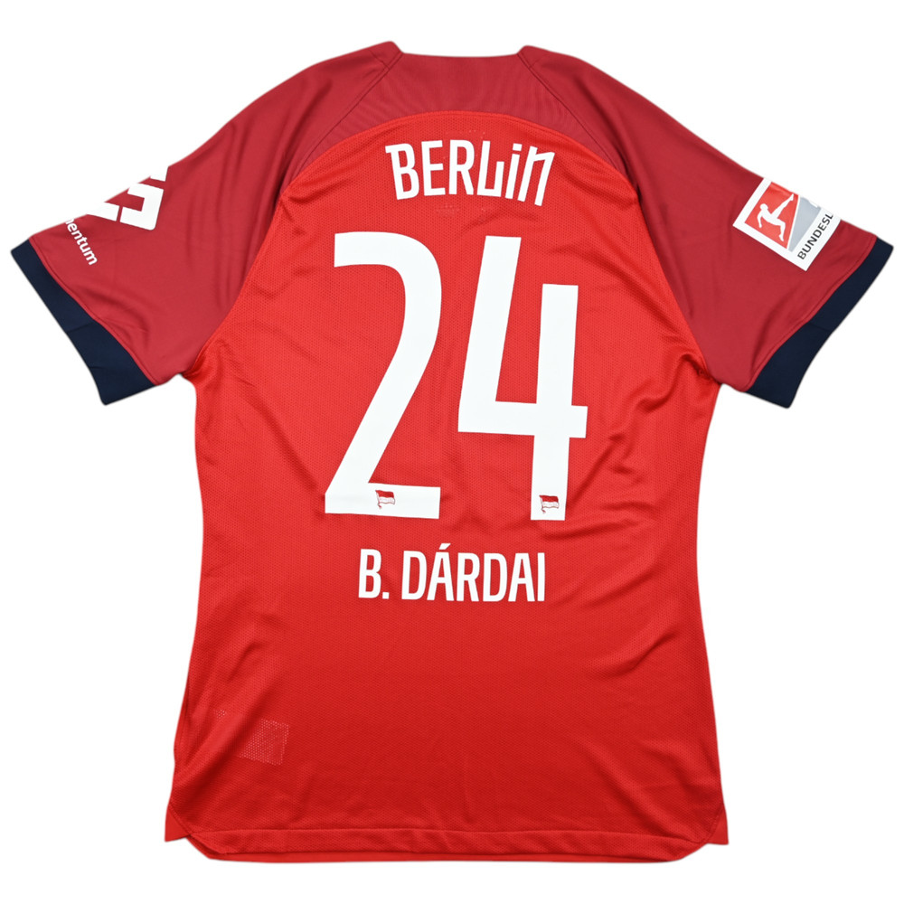 2023-24 HERTHA BERLIN *B.DARDAI* MATCH PREPARED SHIRT L