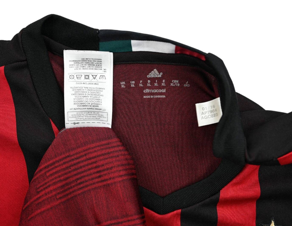 2016-17 AC MILAN SHIRT XL