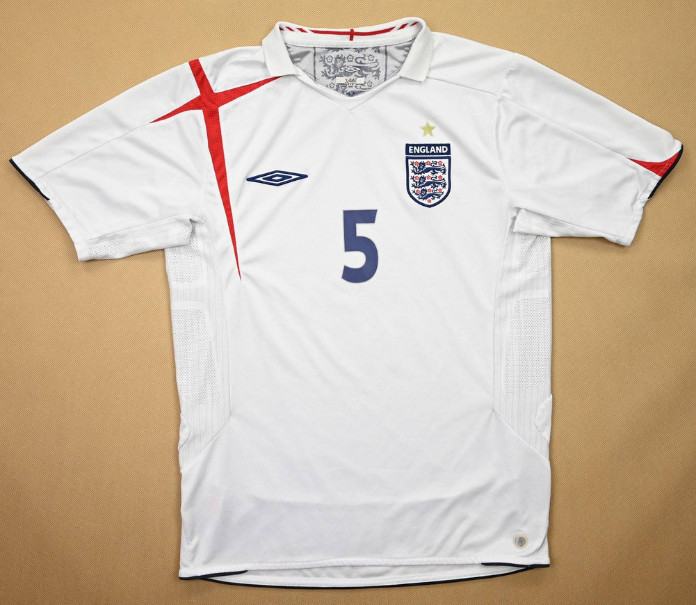 2005-07 ENGLAND *TERRY* SHIRT M