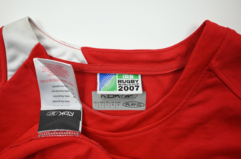 WALES RUGBY WORLD CUP 2007 KOSZULKA L
