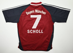 2001-02 BAYERN MUNCHEN *SCHOLL* SHIRT S