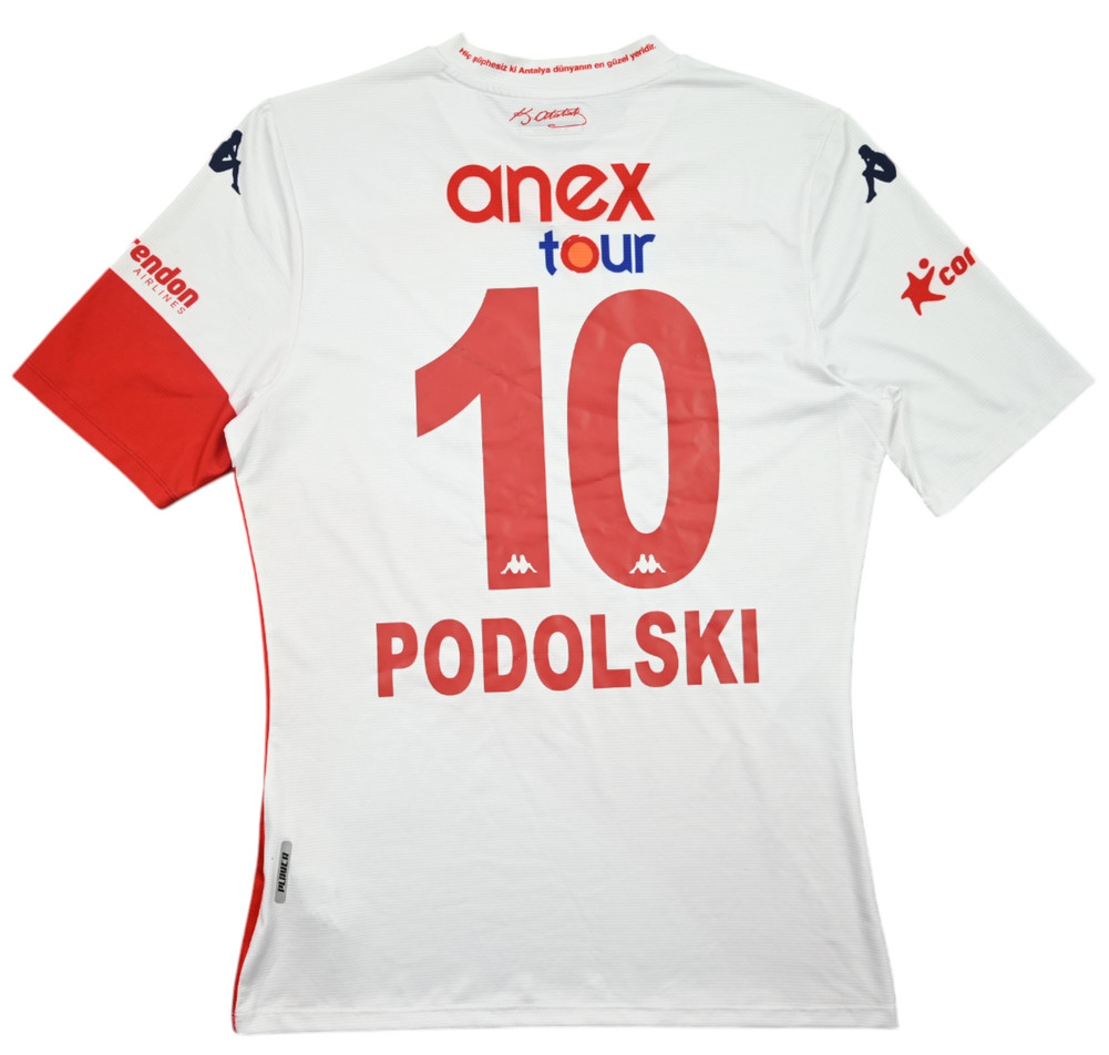 2020-21 ANTALYASPOR *PODOLSKI* SHIRT XL