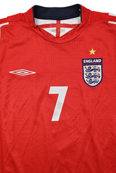2004-06 ENGLAND *BECKHAM* LONGSLEEVE KOSZULKA S