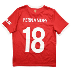 2021-22 MANCHESTER UNITED *FERNANDES* SHIRT L. BOYS