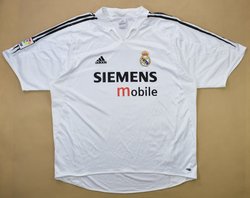 2004-05 REAL MADRID SHIRT 2XL