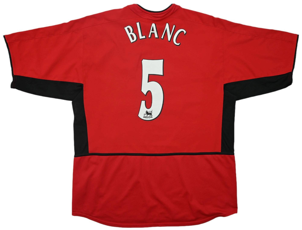 2002-04 MANCHESTER UNITED *BLANC* KOSZULKA XL