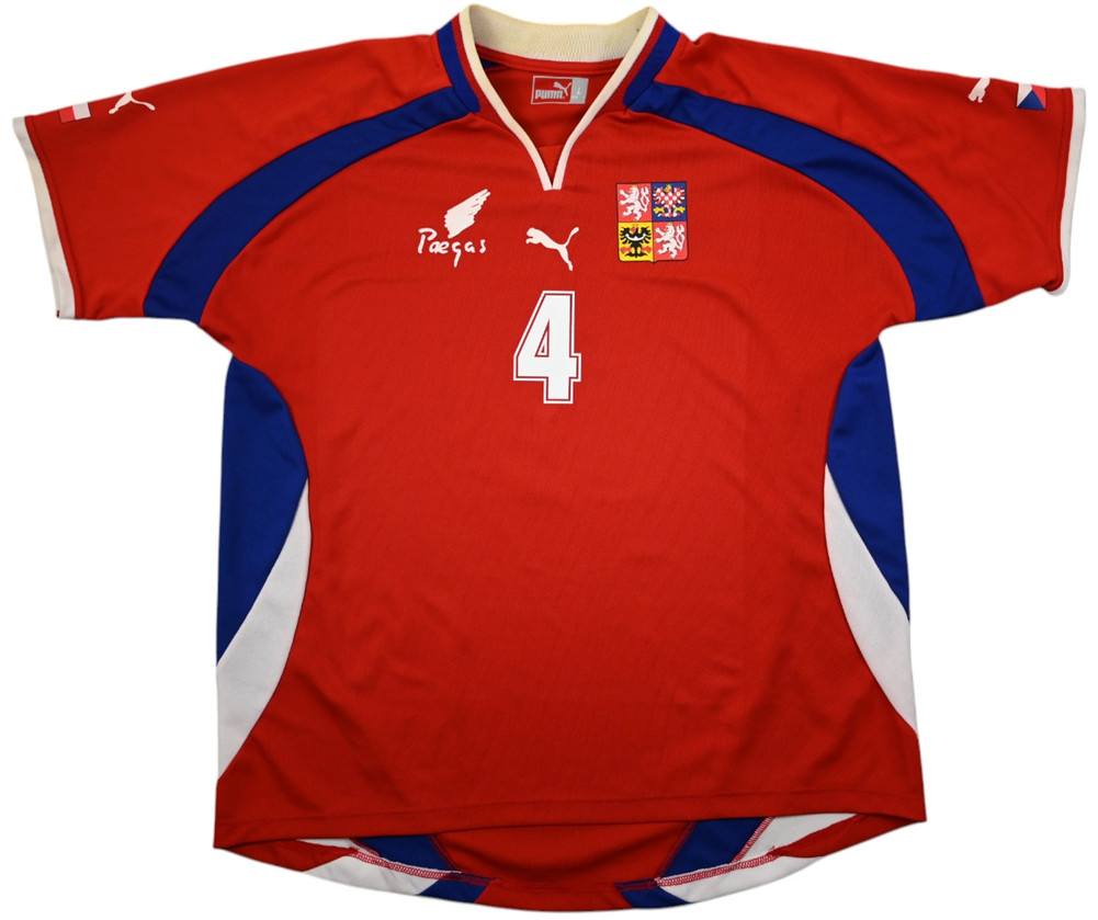 2000-02 CZECH REPUBLIC *NEDVED* SHIRT L