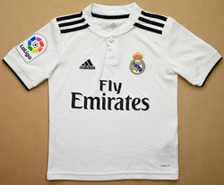 2018-19 REAL MADRID SHIRT XS. BOYS
