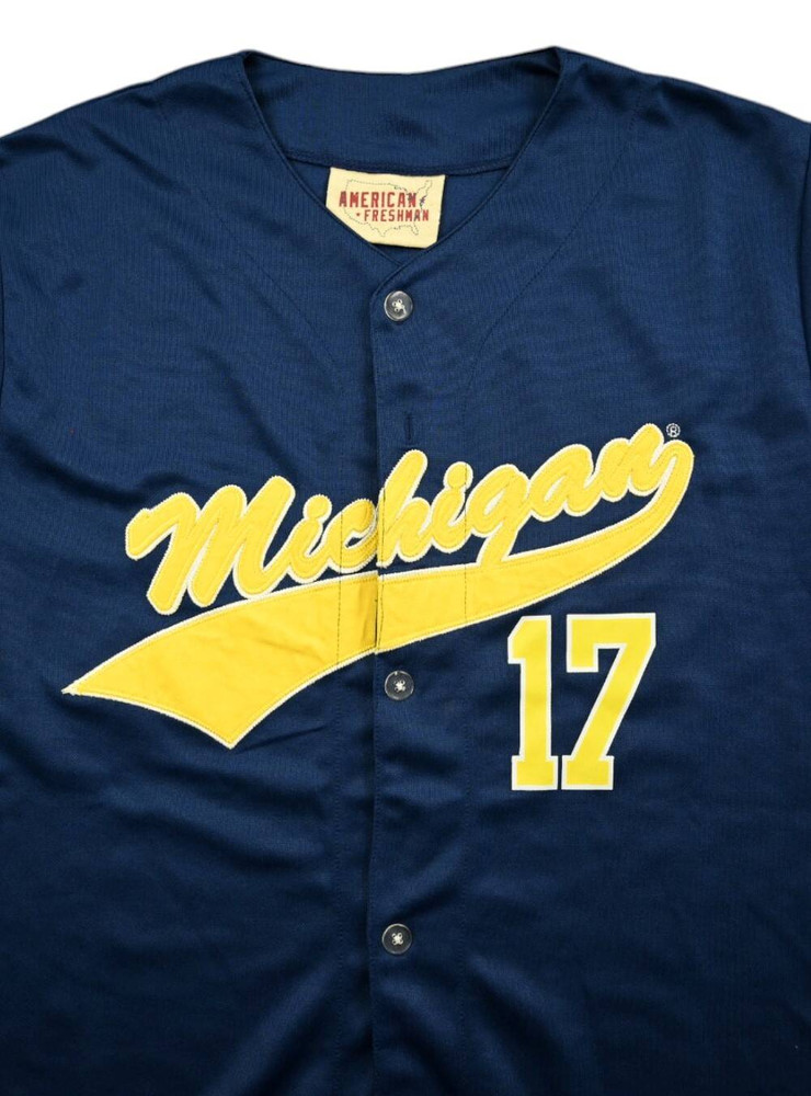 MICHIGAN WOLVERINES BASEBALL SHIRT XL