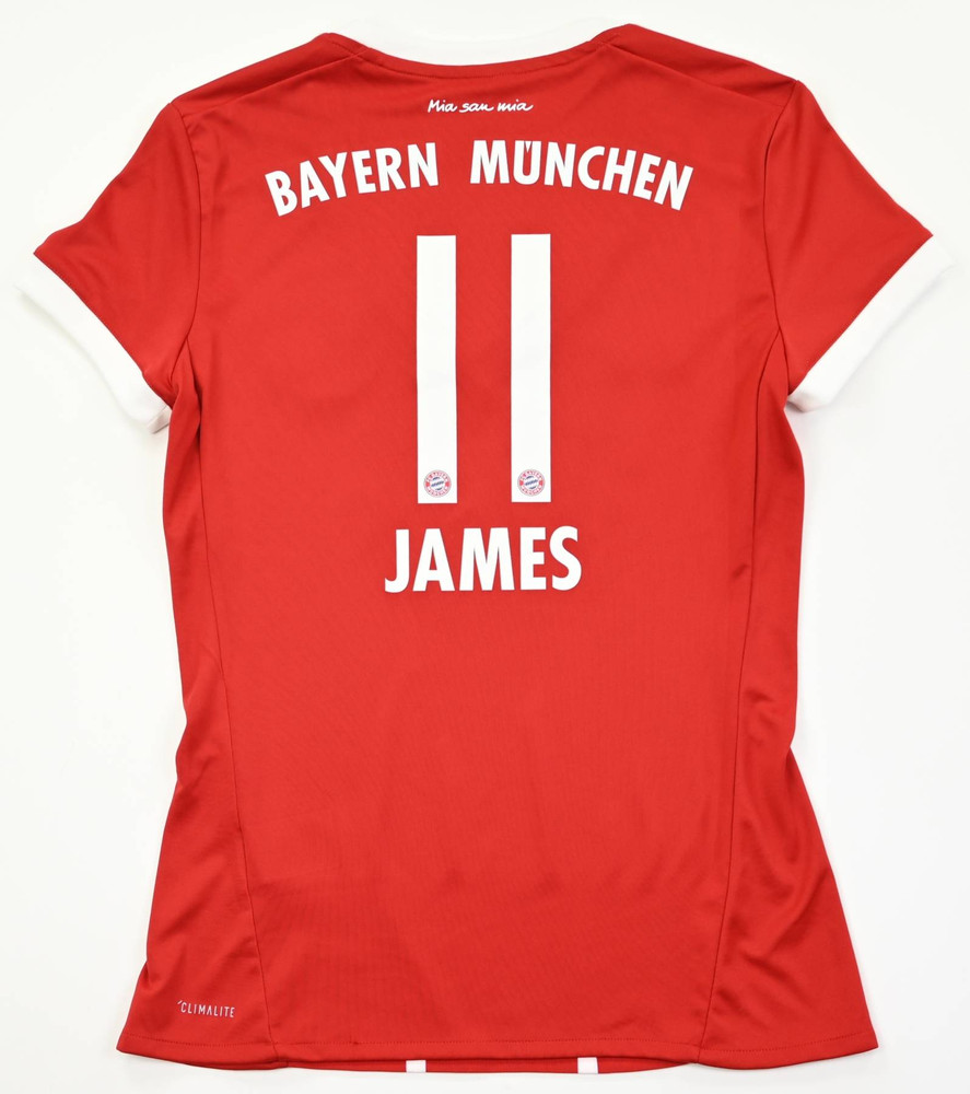 2017-18 BAYERN MUNCHEN *JAMES* KOSZULKA WOMENS S