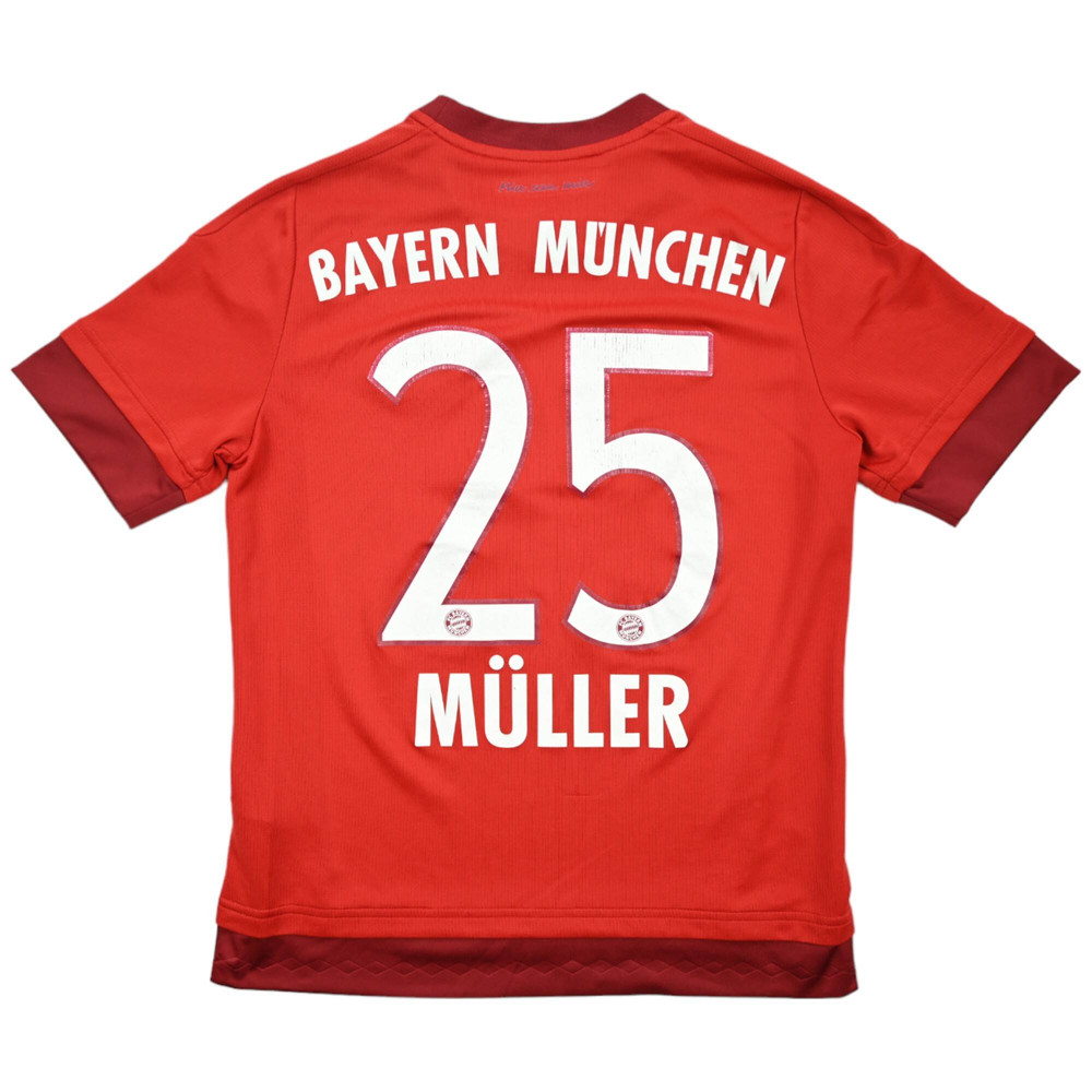 2015-16 BAYERN MUNCHEN *MULLER* KOSZULKA L. BOYS