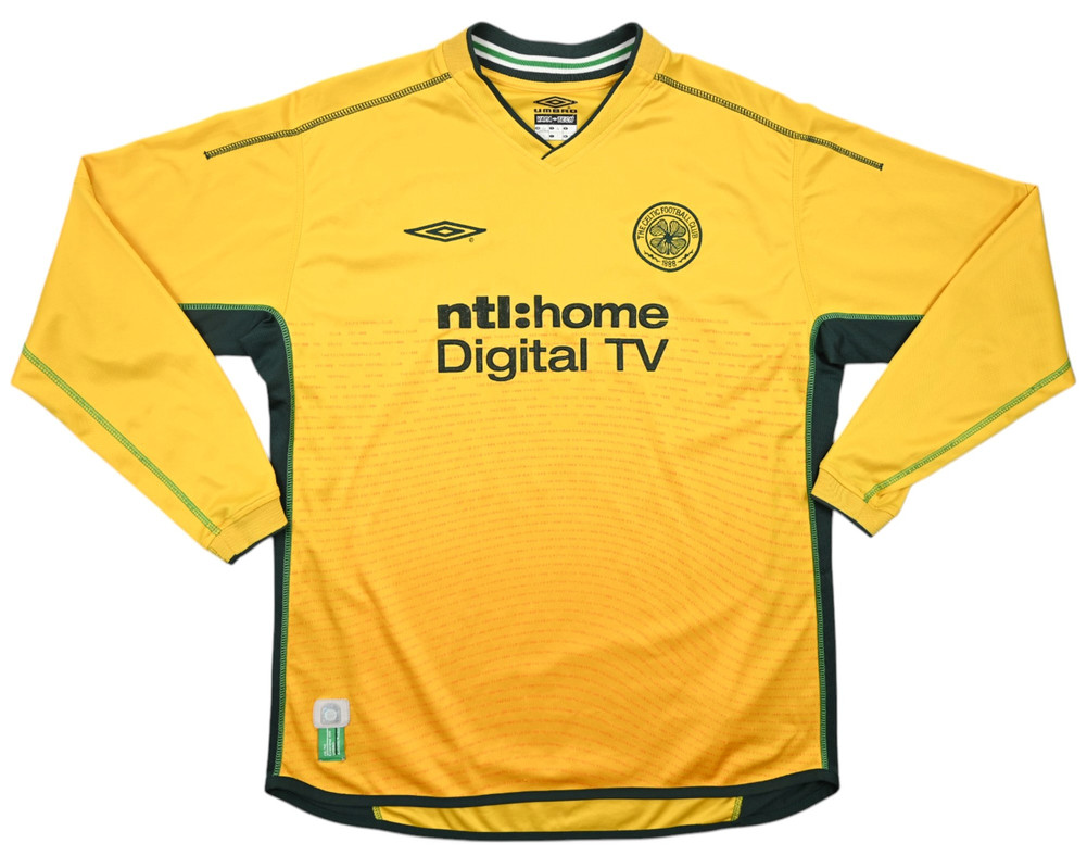 2002-03 CELTIC LONGSLEEVE SHIRT L
