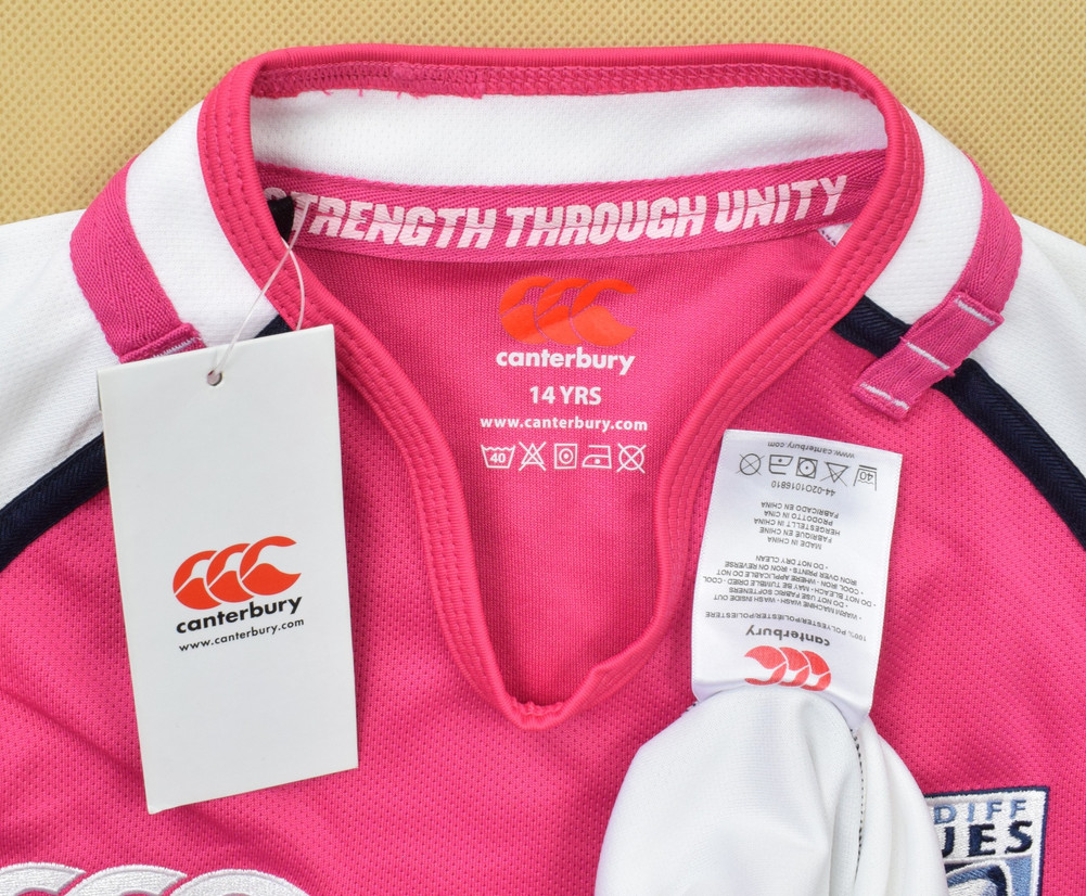 CARDIFF BLUES RUGBY KOSZULKA 14 YRS