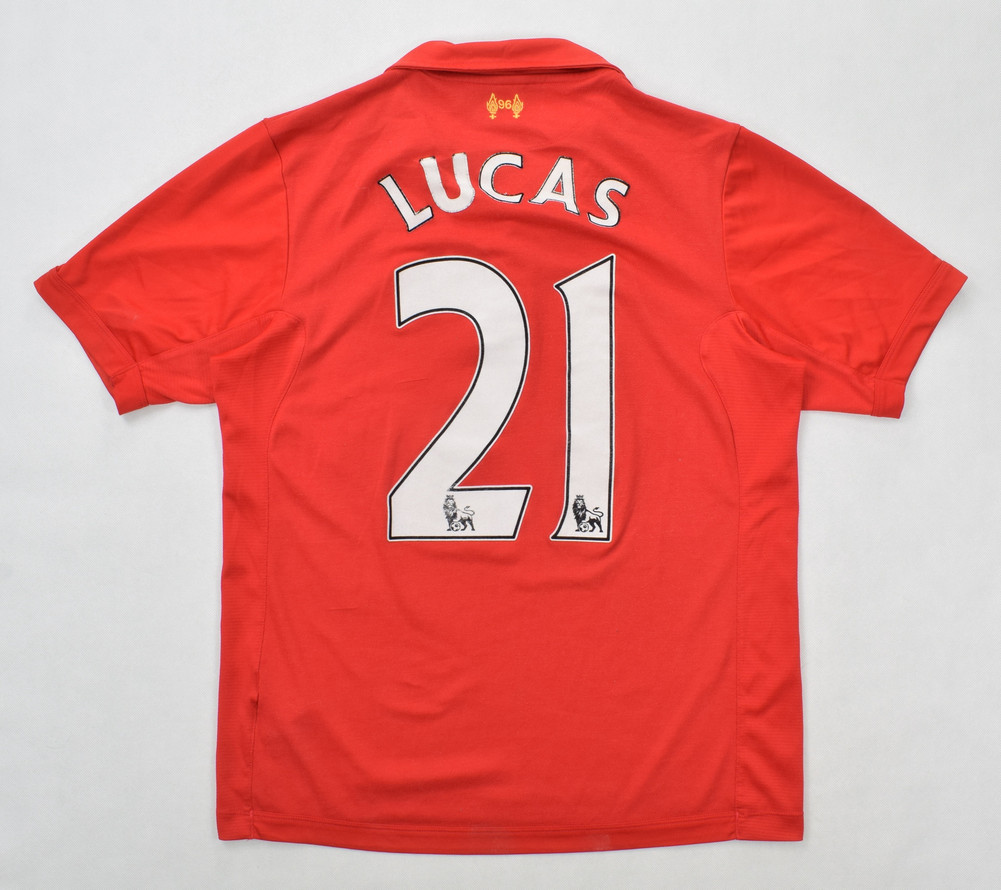 2012-13 LIVERPOOL *LUCAS* SHIRT M