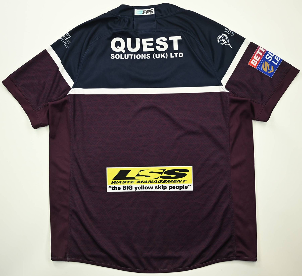 LEEDS RHINOS RUGBY SHIRT XXL