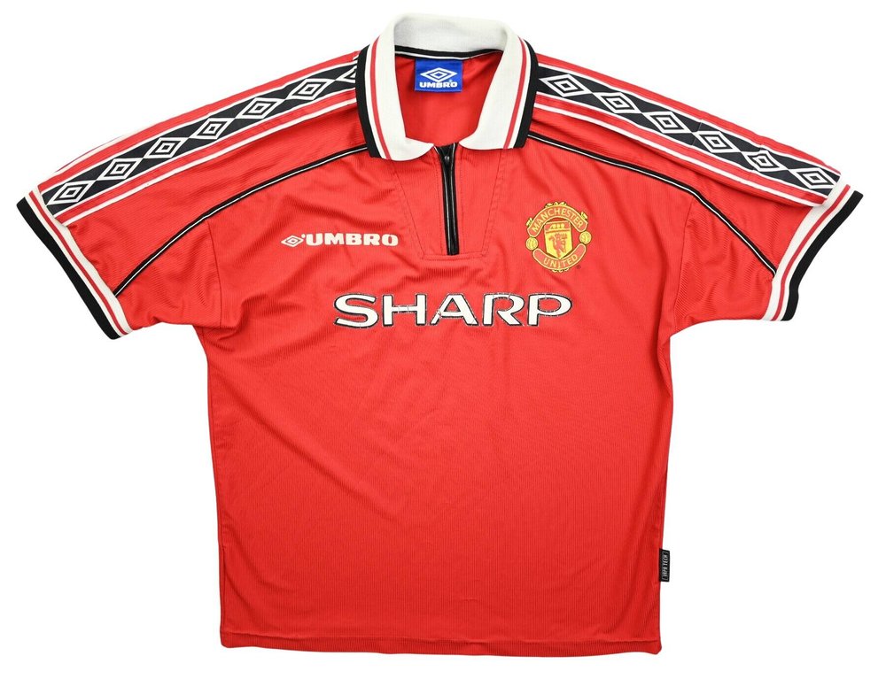 1998-00 MANCHESTER UNITED SHIRT L 