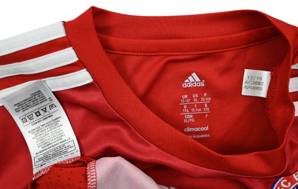 2015-16 BAYERN MUNCHEN SHIRT XL. BOYS