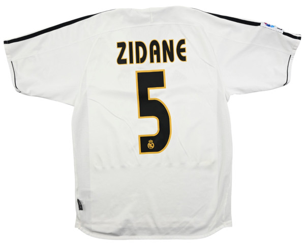 2003-04 REAL MADRID *ZIDANE* SHIRT S