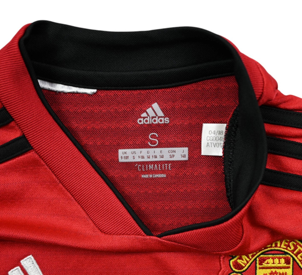 2018-19 MANCHESTER UNITED SHIRT S. BOYS