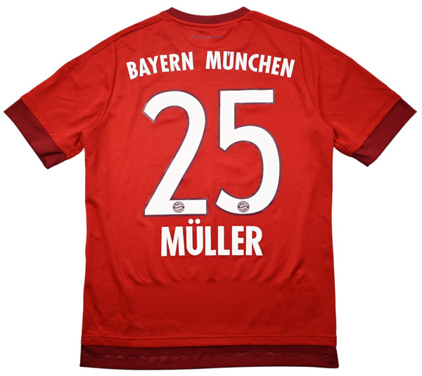 2015-16 BAYERN MUNCHEN *MULLER* SHIRT XL. BOYS