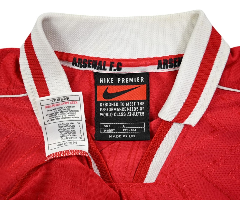 1996-98 ARSENAL LONDON SHIRT L. BOYS