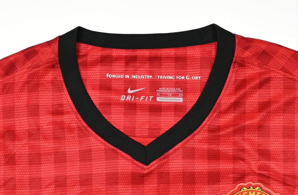 2012-13 MANCHESTER UNITED LONGSLEEVE *PERSIE* SHIRT XL 