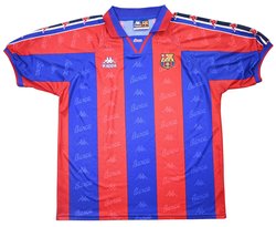 1995-97 FC BARCELONA *DE LA PENA* SHIRT L