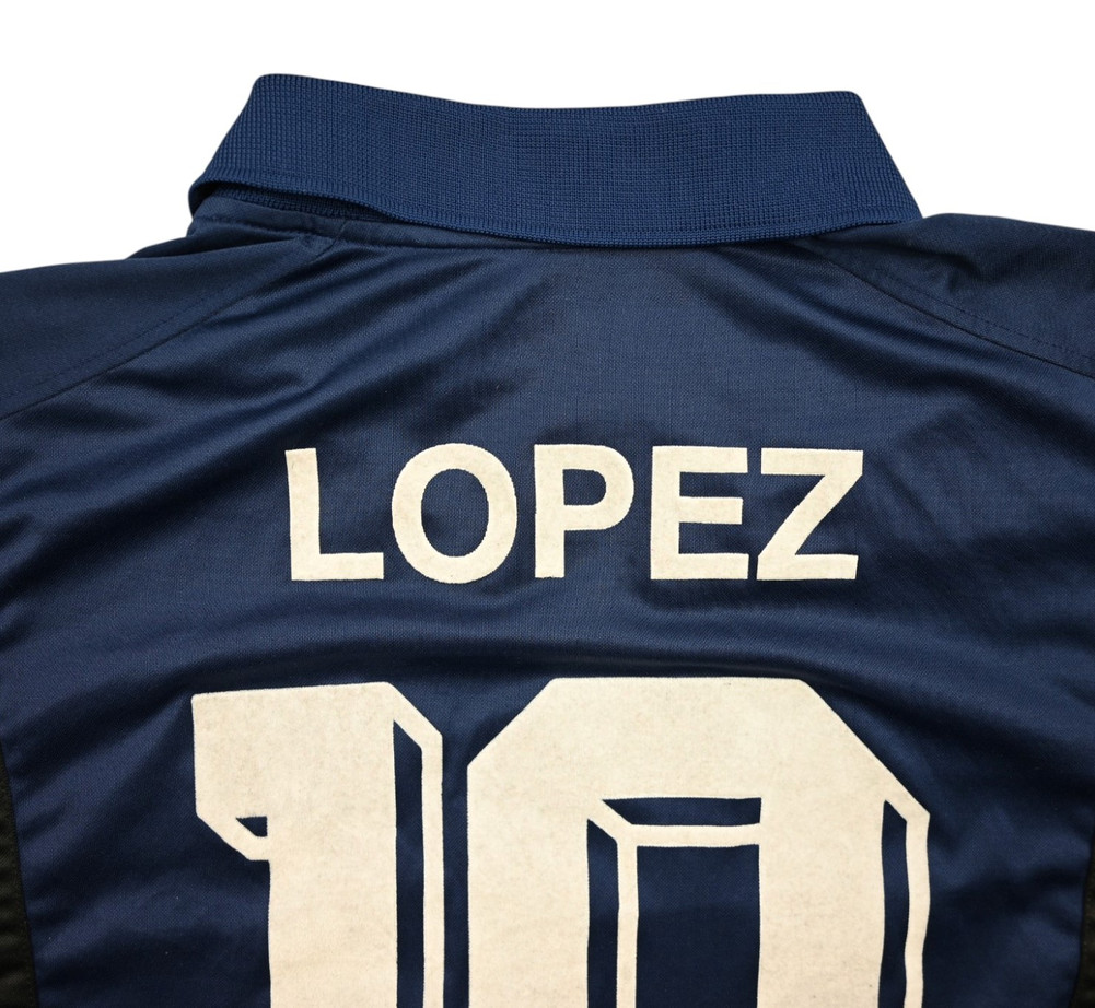 2000-01 VALENCIA *LOPEZ* SHIRT L