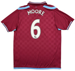 2009-10 WEST HAM UNITED *MOORE* SHIRT L
