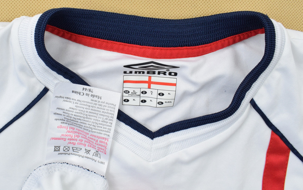 2001-03 ENGLAND SHIRT XL