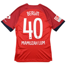 2023-24 HERTHA BERLIN *MAMUZAH LUM* MATCH PREPARED SHIRT M