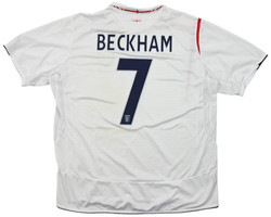 2005-07 ENGLAND *BECKHAM* KOSZULKA XXL
