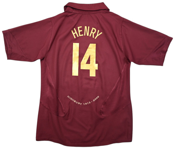 2005-06 ARSENAL *HENRY* KOSZULKA M. BOYS