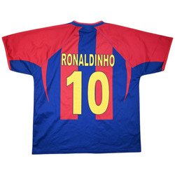 2002-03 FC BARCELONA *RONALDINHO* KOSZULKA L