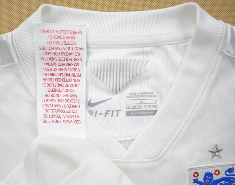 2014-15 ENGLAND SHIRT L. BOYS