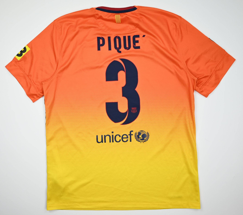 2012-13 FC BARCELONA *PIQUE* KOSZULKA L