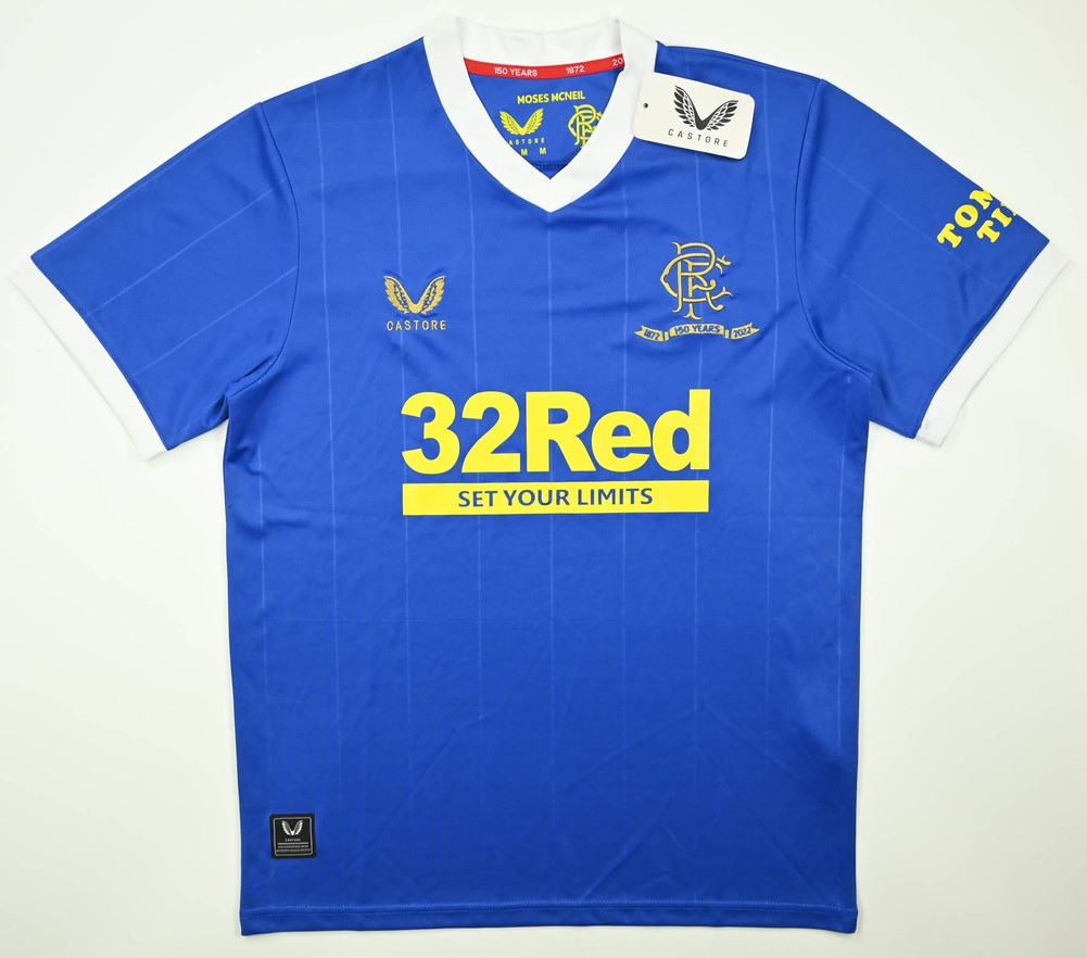 2021-22 GLASGOW RANGERS SHIRT M