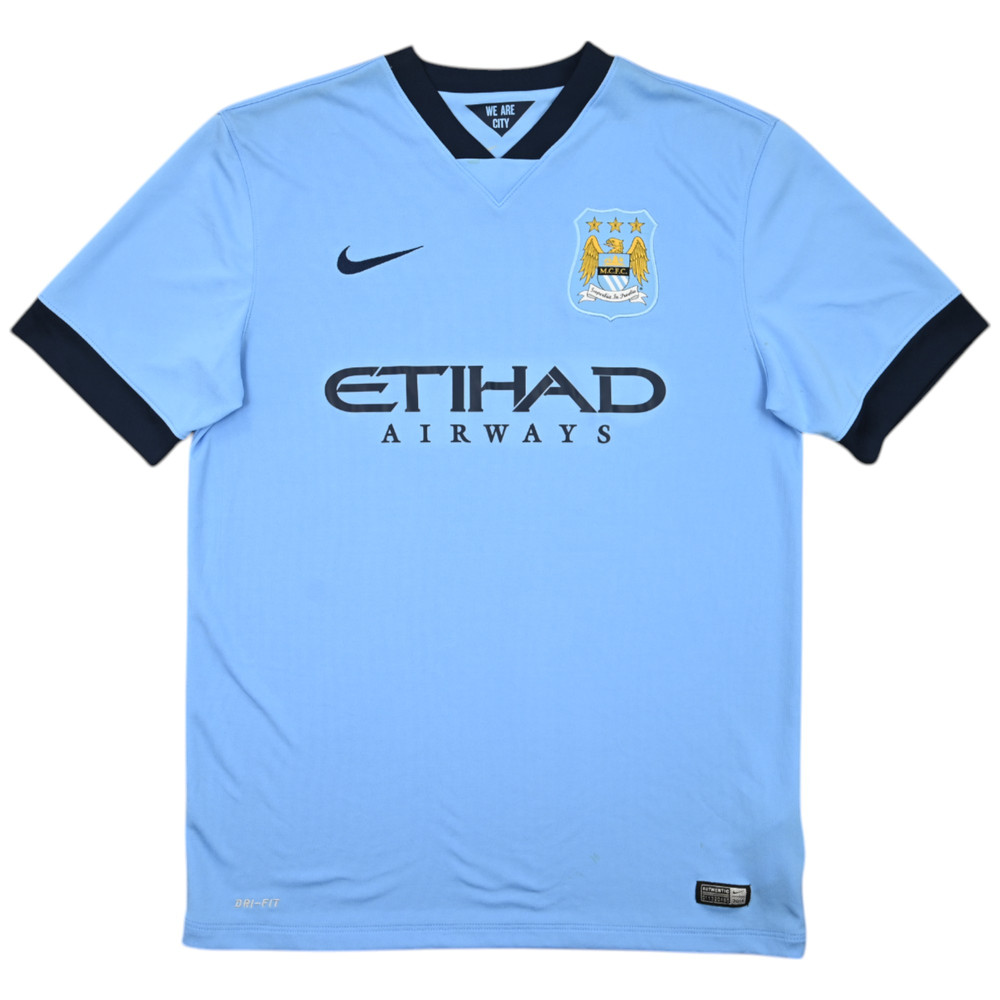 2014-15 MANCHESTER CITY *KOMPANY* SHIRT L