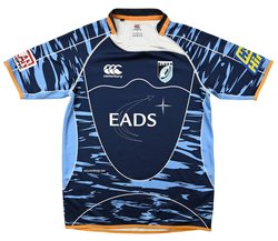 CARDIFF BLUES RUGBY SHIRT L