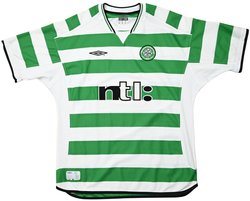 2001-03 CELTIC GLASGOW SHIRT XL