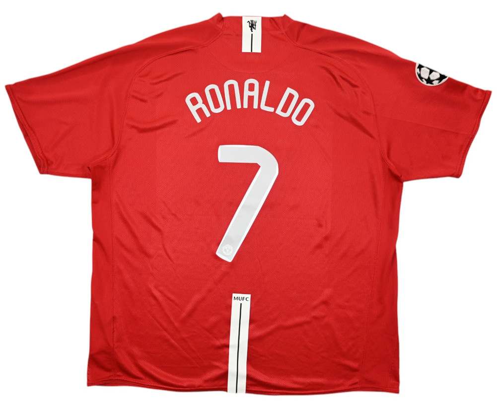 2007-09 MANCHESTER UNITED *RONALDO* SHIRT 3XL