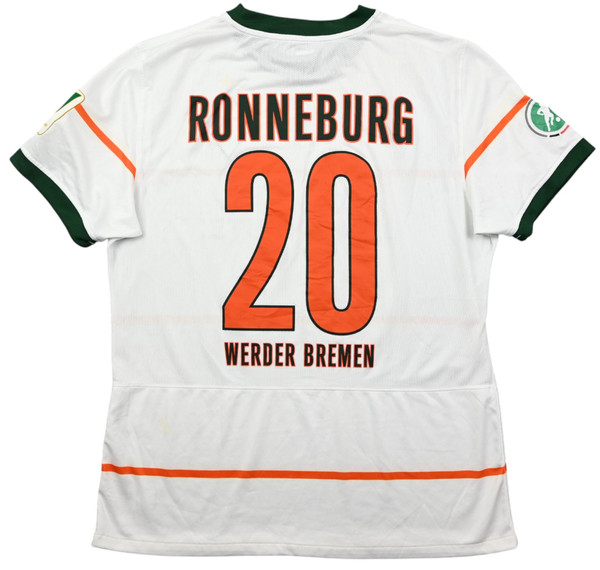 2009-10 WERDER BREMEN *RONNEBURG* PLAYER ISSUE SHIRT L