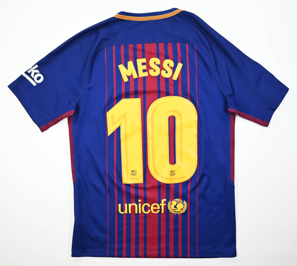 2017-18 FC BARCELONA *MESSI* SHIRT S