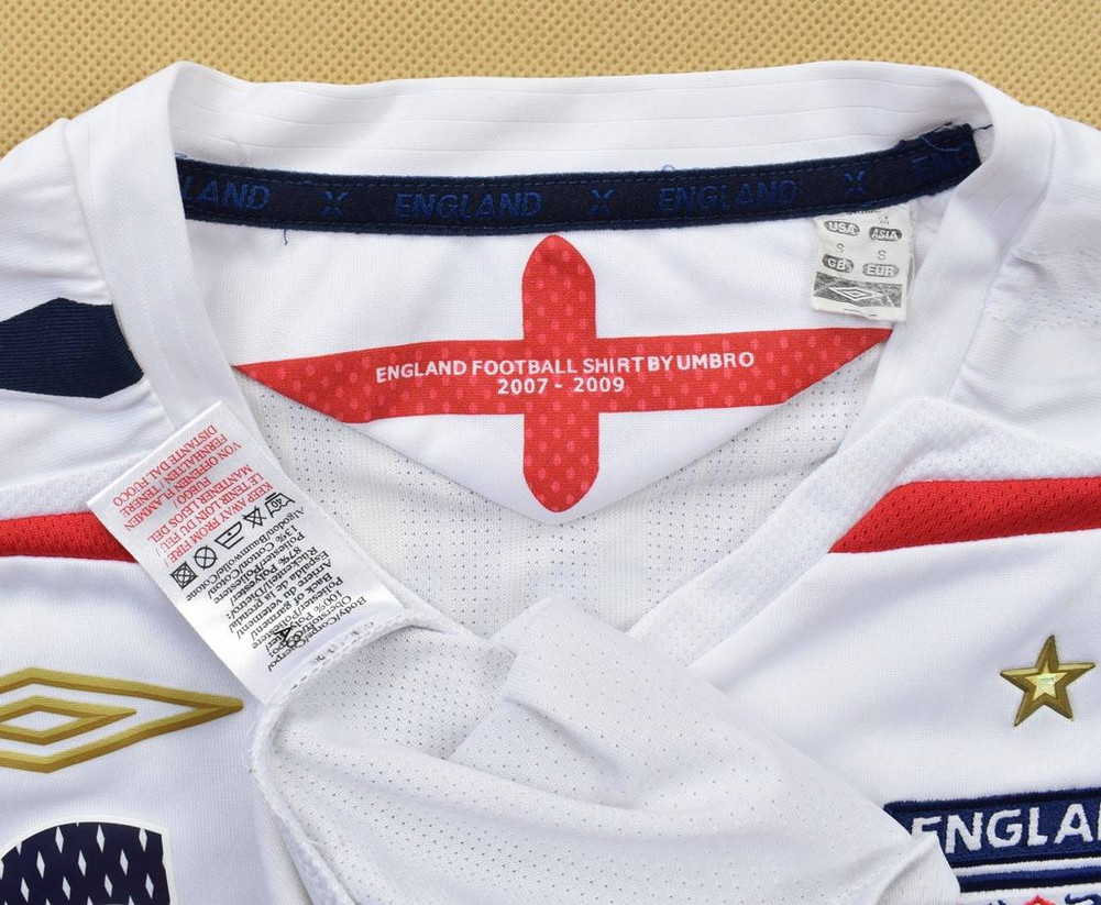 2007-09 ENGLAND *TERRY* SHIRT S