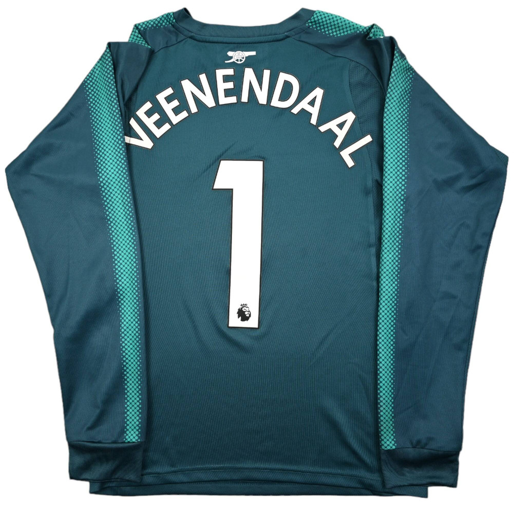 2017-18 ARSENAL LONDON *VEENENDAAL* WOMENS GOALKEEPER LONGSLEEVE S