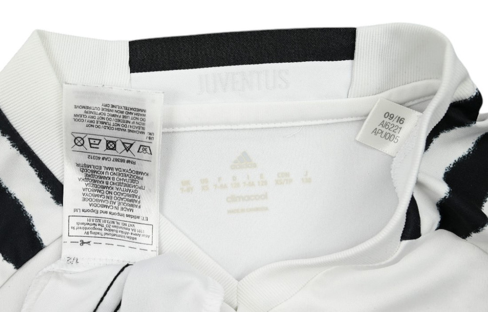 2016-17 JUVENTUS SHIRT XS. BOYS