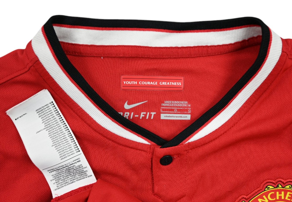 2014-15 MANCHESTER UNITED *ROONEY* LONGSLEEVE SHIRT L