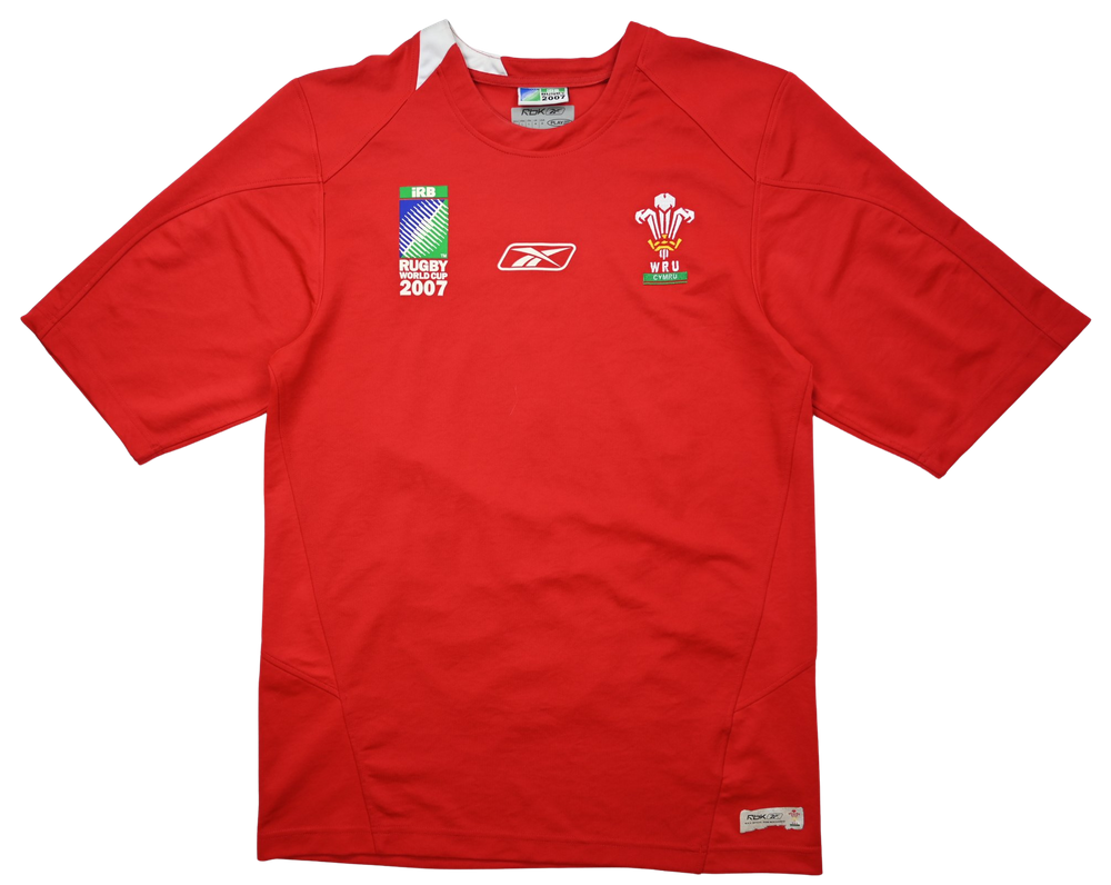 WALES RUGBY WORL CUP 2007 SHIRT L