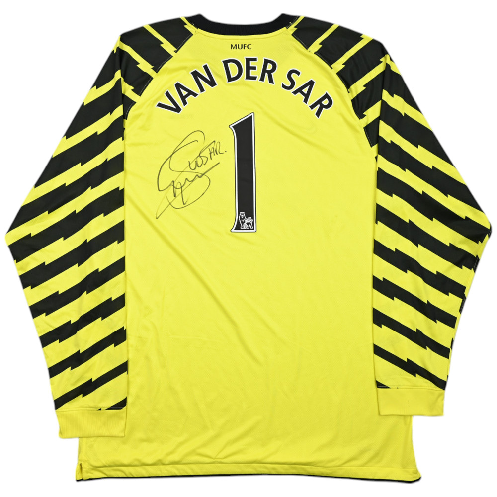 2010-11 MANCHESTER UNITED *VAN DER SAR* PLAYER ISSUE LONGSLEEVE XXL
